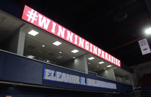 Inside the Eleanor R. Baldwin Arena where both FAU basketball teams play their home games. 